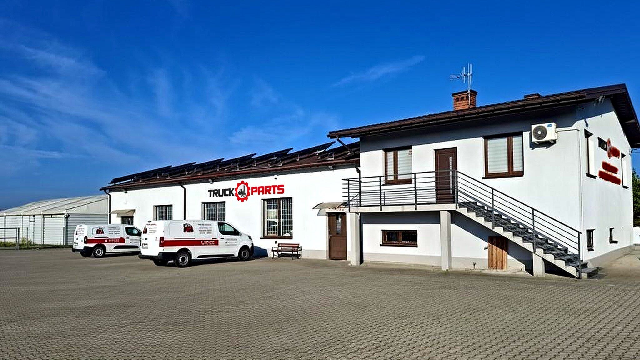 Siedziba Truck-Parts przy ulicy Brzozowej 3 w Wierzbicy